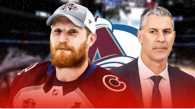 Jared Bednar and Gabriel Landeskog